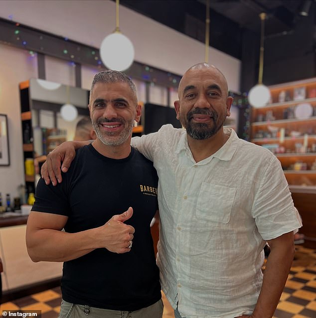 While debt collectors can't get hold of him, chef Opel Khan went for a haircut in Sydney's Sutherland Shire on Christmas Eve.