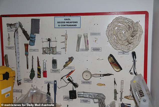 Previous contraband found in prison