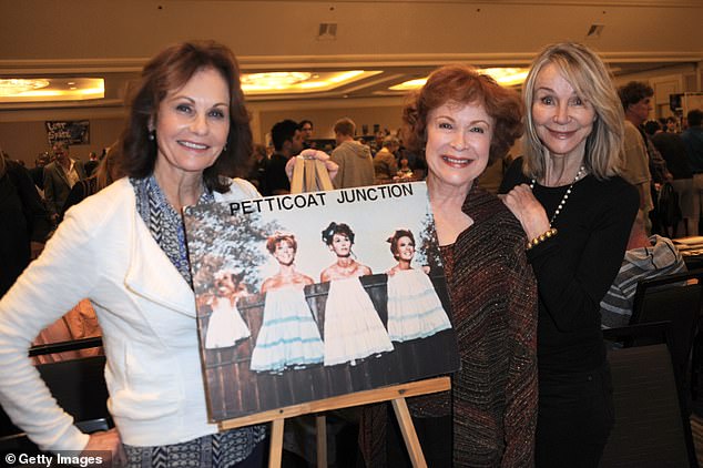 Lori Saunders, Linda Henning and Gunilla Hutton at the Hollywood Show at The Westin Hotel LAX on January 24, 2015