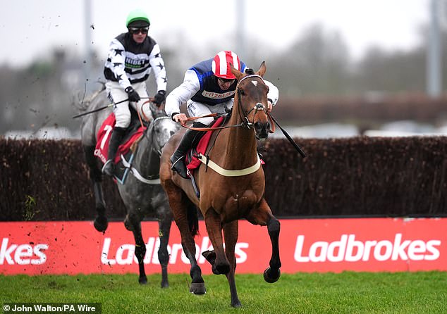 The Jukebox Man jumped superbly as he won the Grade One Kauto Star Novices' Chase