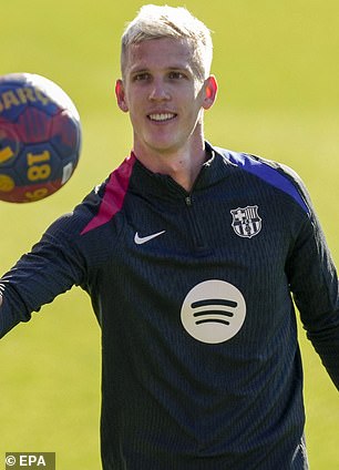 LaLiga takes their bitter dispute with Barcelona to court amid the fallout from the Catalans' tight signing of Dani Olmo (pictured)