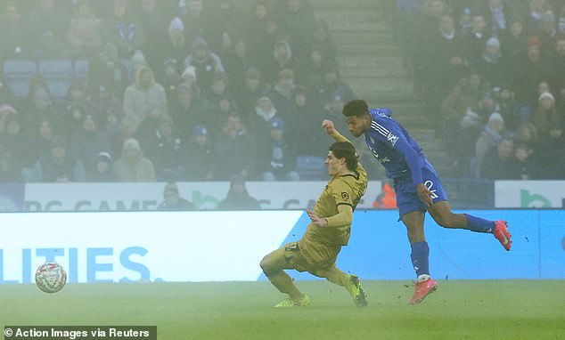 James Justin scored twice for the Foxes as they progressed to the fourth round of the FA Cup