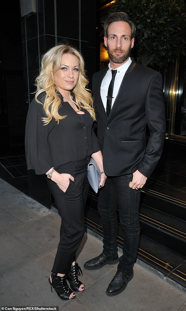 Before her relationship with Ben, Rita was married to Theo Silveston for 14 years before splitting in 2018 (both pictured in 2017)