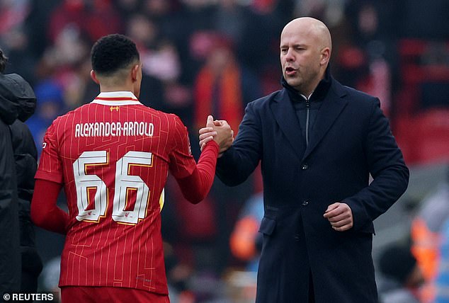 Alexander-Arnold received a huge compliment from the Reds boss after the FA Cup third round victory over Accrington Stanley