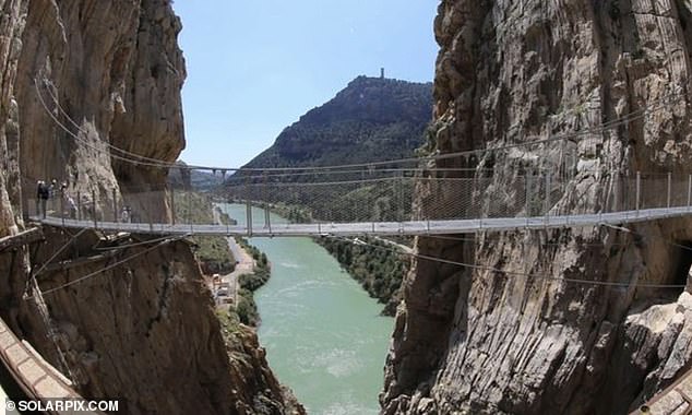 The trail is a popular spot for hikers and mountain climbers wanting to explore nearby Malaga