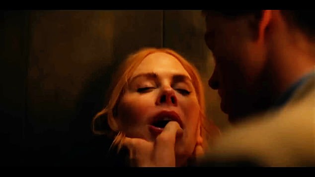 The film, in which Kidman's character becomes erotically entangled with a much younger man, contains some graphic scenes