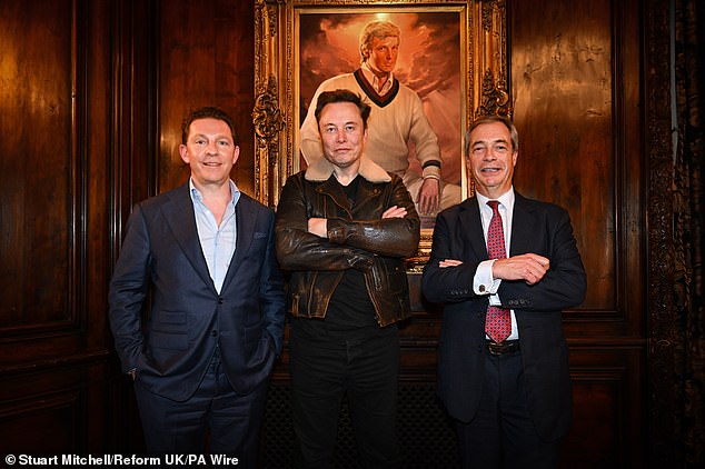 Britain's Reform Leader Nigel Farage and party treasurer Nick Candy recently traveled to meet Elon Musk at Mar-A-Lago