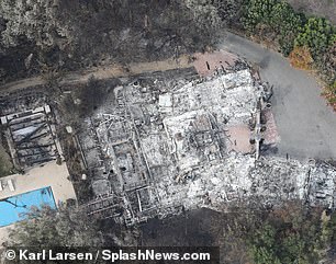 The former Disney star had not been in the house at the time of the fire, but Liam Hemsworth - with whom she was dating at the time - had been there.