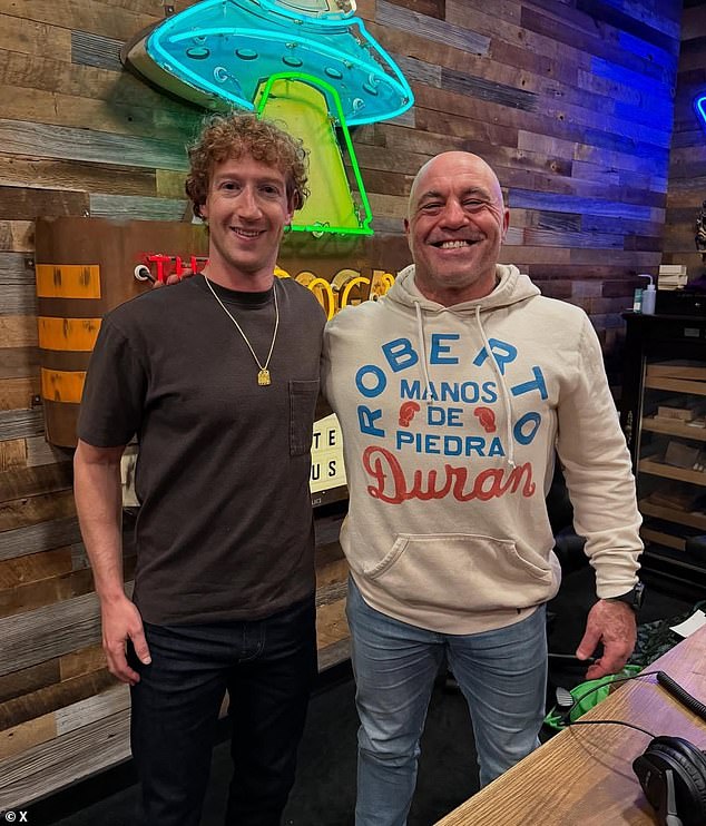 Zuckerberg also appeared on Joe Rogan's podcast to discuss his policy changes