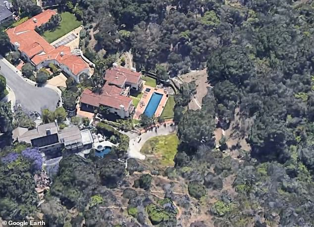 The Guttenberg neighborhood, pictured before the fires that razed many famous mansions in the area, including properties owned by Anna Faris, Heidi Montag, Paris Hilton and Ricki Lake