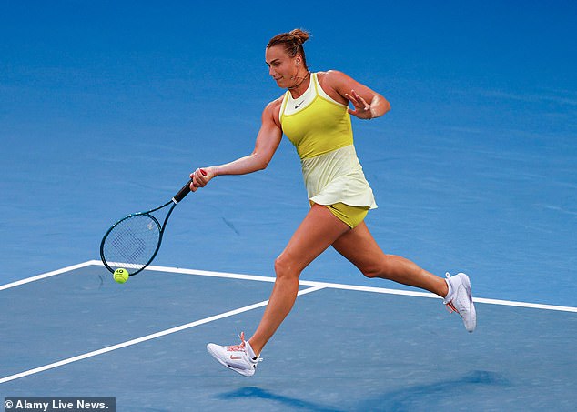 Sabalenka secured a 6-3 6-2 victory over her opponent to get her title defense off to a flying start in Melbourne