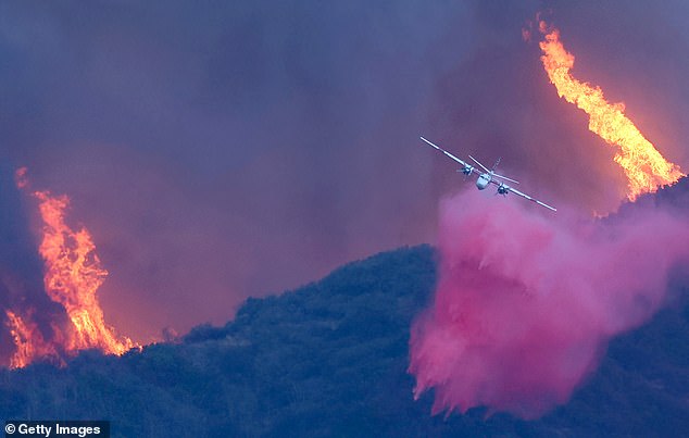 The fires have killed at least sixteen people and forced hundreds of thousands of people to flee