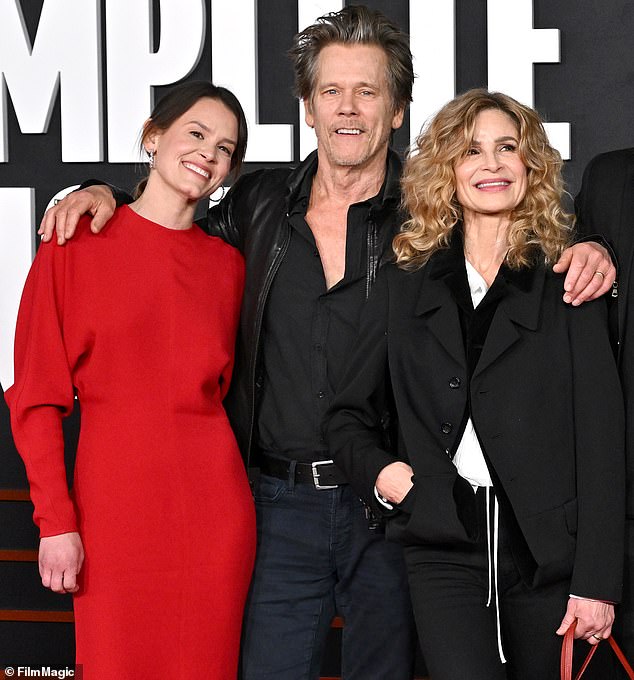 The star with her famous parents at the premiere of A Complete Unknown in Hollywood