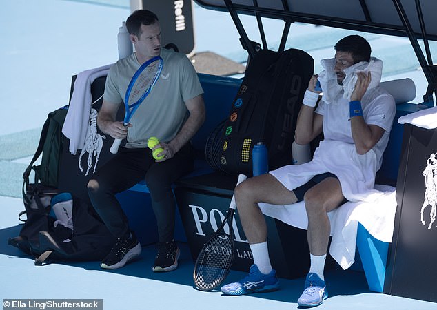 The British star has taken on the role of coach of his former rival and friend Djokovic