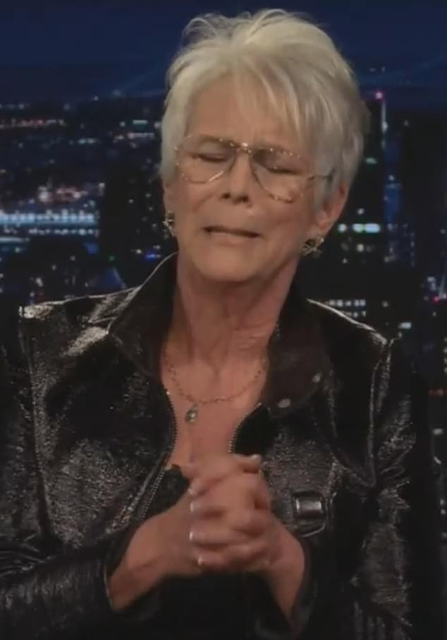 Many Hollywood stars have been forced to seek refuge elsewhere as the Los Angeles wildfires continue to rage, including Oscar-winning actress Jamie Lee Curtis (pictured)