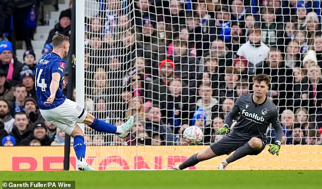 Jack Clarke and Jack Taylor (pictured) were also on the scoresheet for Ipswich at Portman Road