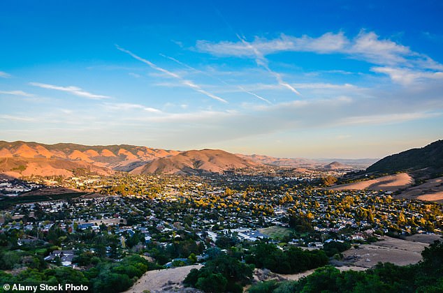 Meanwhile, beautiful green rolling hills and sandy beaches, punctuated by towering peaks like Cerro San Luis Obispo mountain, frame the carnage.