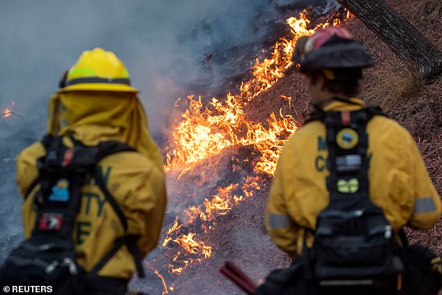 It comes as speculation swirls about what could have caused the worst cluster of wildfires ever seen in the United States, and Los Angelinos, who have lost everything, demand answers