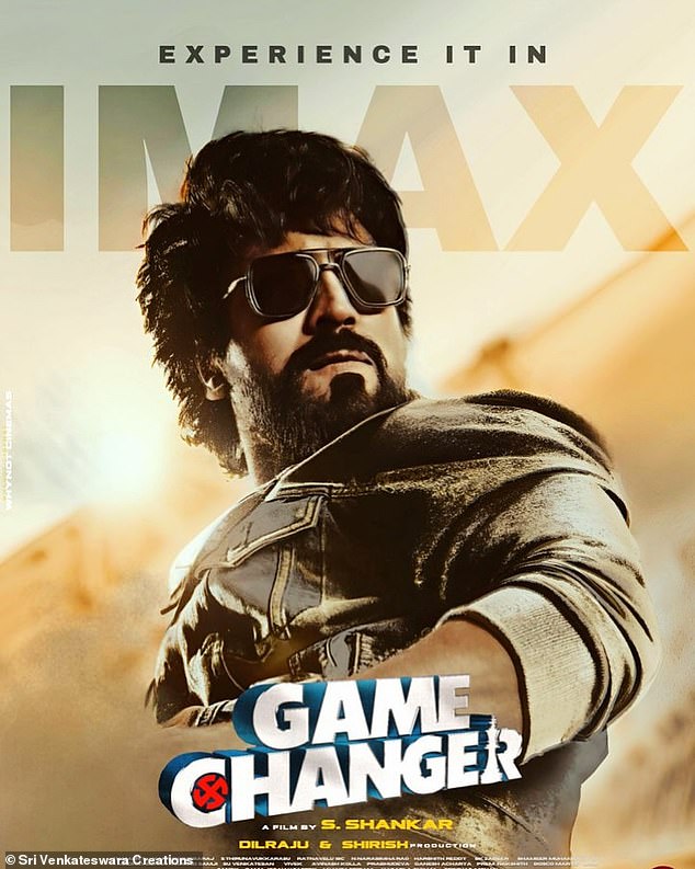 Game Changer, the latest entry from India to reach the US, debuted at number nine. The action-adventure starring Ram Charan debuted in 800 US theaters with solid ticket sales of $2.1 million