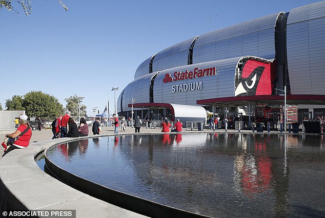 The Rams' playoff game against the Minnesota Vikings was moved to State Farm Stadium