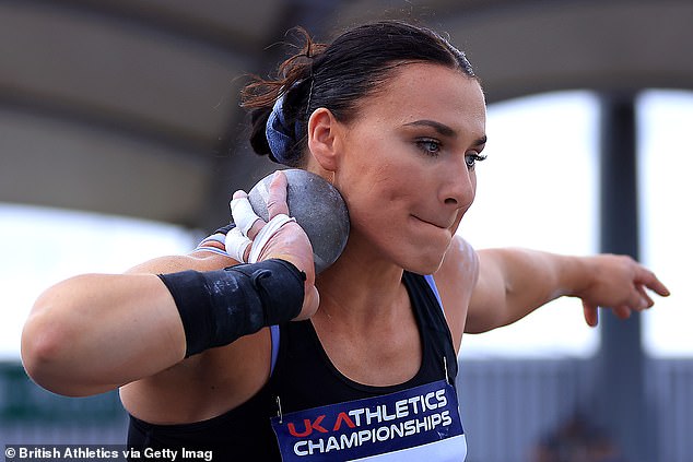 Nelson's move came after a conversation with Adele Nicoll (pictured), the two-time British shot put champion turned bobsledder