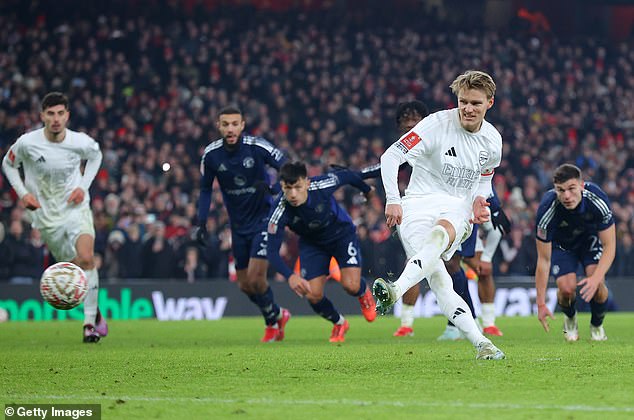 Martin Odegaard was thwarted from the spot as Altay Bayindir produced a fantastic save