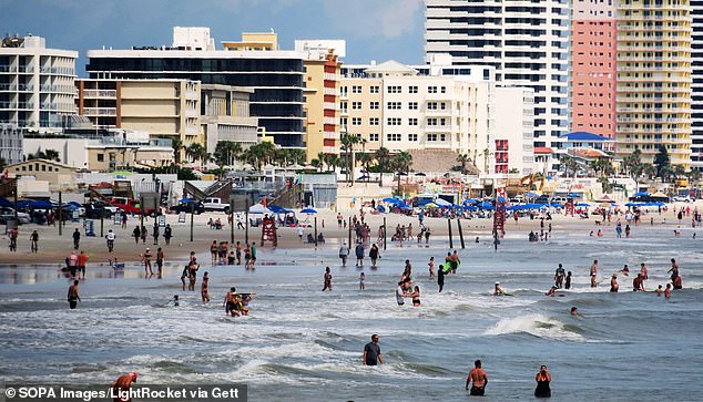 The shark, nicknamed 'Breton', recently showed up four times in one day near Daytona Beach