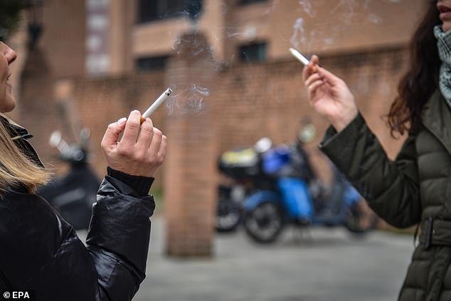 The government is currently rolling out a national scheme to offer all pregnant women who smoke financial incentives as well as support to quit smoking (stock image)