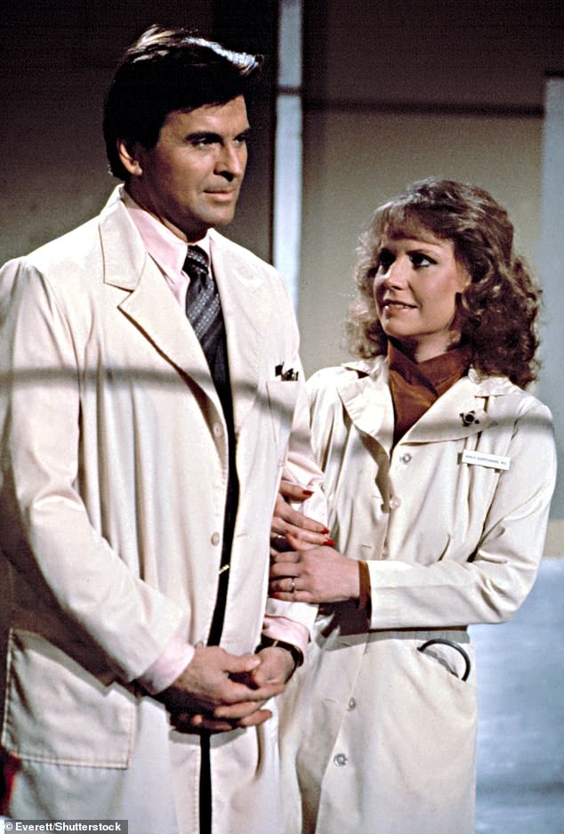 The actress portrayed the character of Monica Quartermaine on the ABC series since she first took on the role in 1977; seen above at General Hospital in 1993