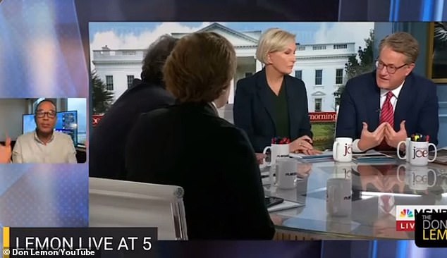 Lemon's anger then extended to MSNBC hosts Joe Scarborough and Mika Brzezinski, who recently visited Trump at Mar-a-Lago