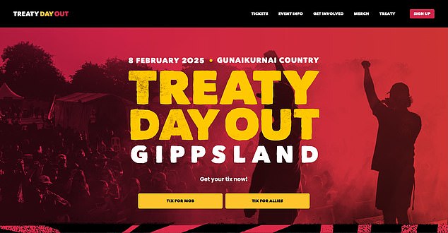 Non-Indigenous people can attend the 'Treaty Day Out' arts and music festival in Gippsland on February 8. But they have to pay almost $80 for the privilege, while the indigenous people go free