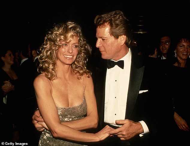 O'Neal and Farrah Fawcett, pictured in New York in 1989, lived in the oceanfront home for many years