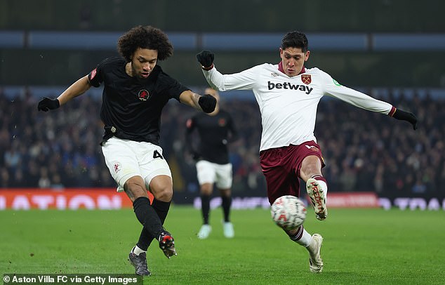 The 27-year-old started Graham Potter's first West Ham game at Aston Villa on Friday evening