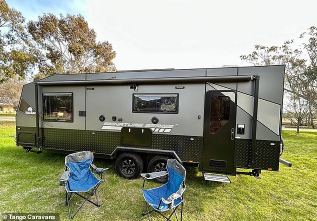 Mrs. Pope explained that she and her husband paid just under $80,000 for a new trailer that was never built. Pictured is one of Tango Caravans' custom vans