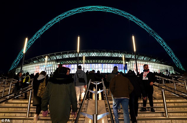 Hearn says he has booked Wembley Stadium ahead of a possible match in May or June