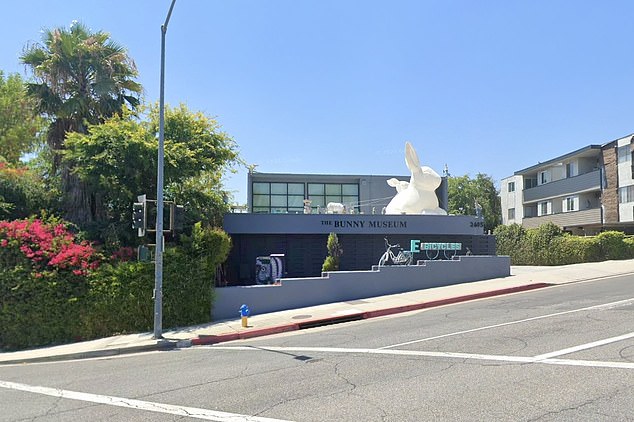 The Bunny Museum, located on Lake Avenue in LA, before the fire