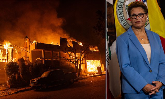 1736775819 336 California fires live Pressure grows on LA Mayor Karen Bass