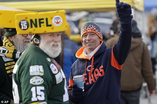 Bears fans haven't had much to celebrate in one of the NFL's most competitive divisions