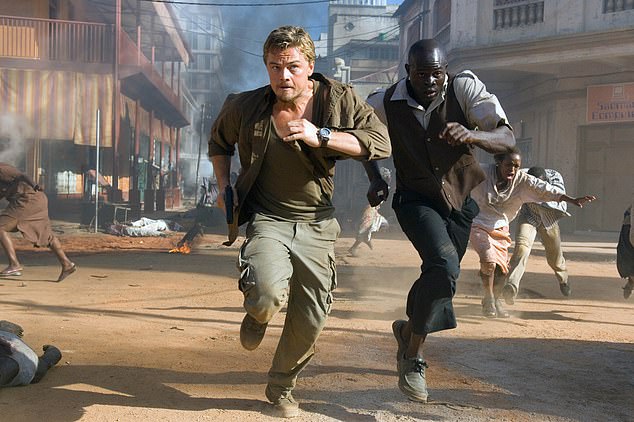 “My acting has really opened my eyes,” the Marvel star told CNN; depicted in the Blood Diamond film still