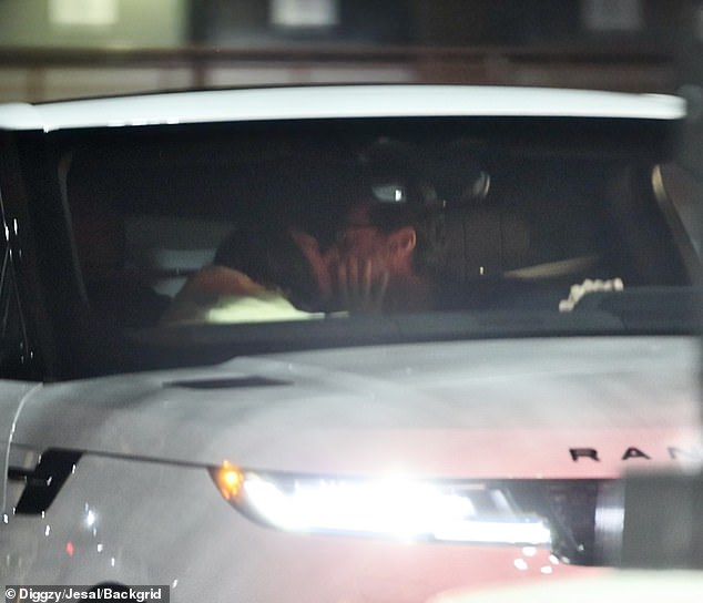 The Wolverine actor, 56, and Broadway icon Foster, 49, appeared deeply in love as they kissed repeatedly while in the car at a San Fernando In-N-Out