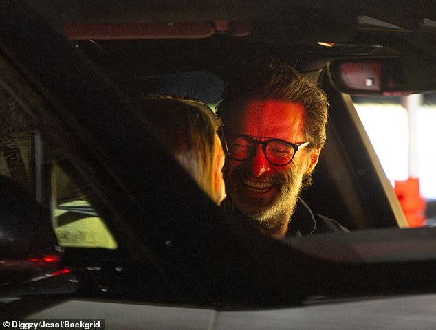 Jackman burst out laughing while talking to his new love