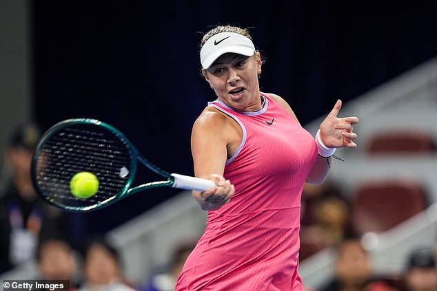 Anisimova returned to tennis last year after trolls forced her to take an eight-month break