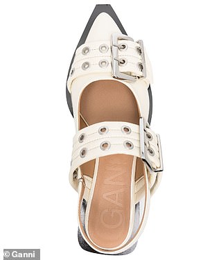 Ganni's $595 Buckle Ballerinas