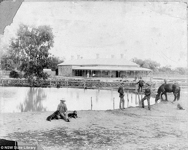 During the heat wave of 1896, people fell dead in the streets as the stifling heat lasted for 24 days. At Bourke (seen here in 1893) temperatures dropped to 50 degrees Celsius