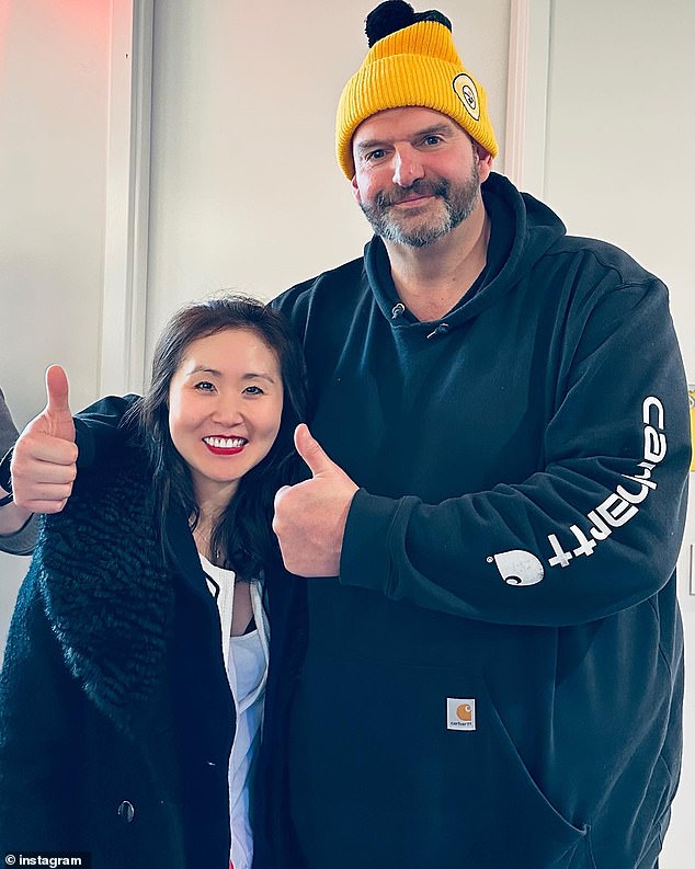 Lindy Li, political influencer and former Democratic fundraiser, appears with Senator John Fetterman