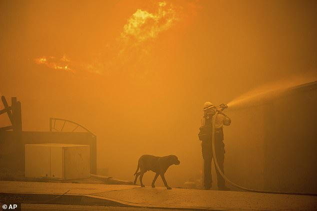 McGregor watched as the fire swept through his community, destroying his neighbors' homes, along with hundreds of homes in the blocks surrounding his home