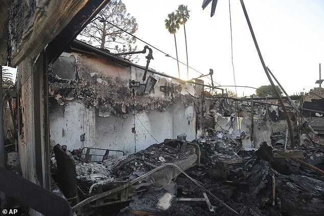 The fire ripped through the communities of Pasadena and Altadena