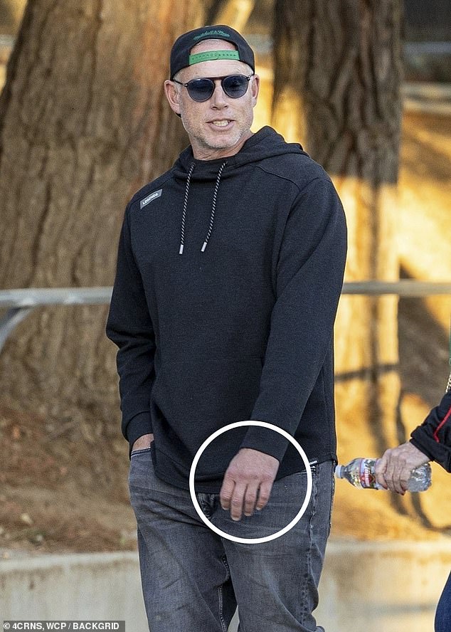 Johnson was not wearing a wedding ring when he was spotted in Los Angeles on November 12