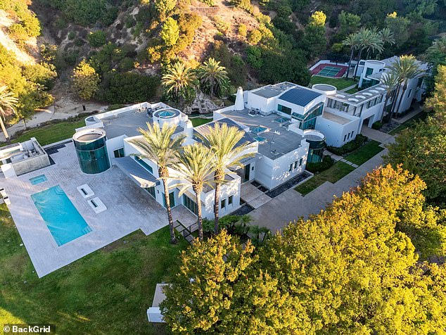 If Kim Kardashian needs a place to stay, she can seek refuge in West's sprawling new $35 million mega-mansion in nearby Beverly Hills.