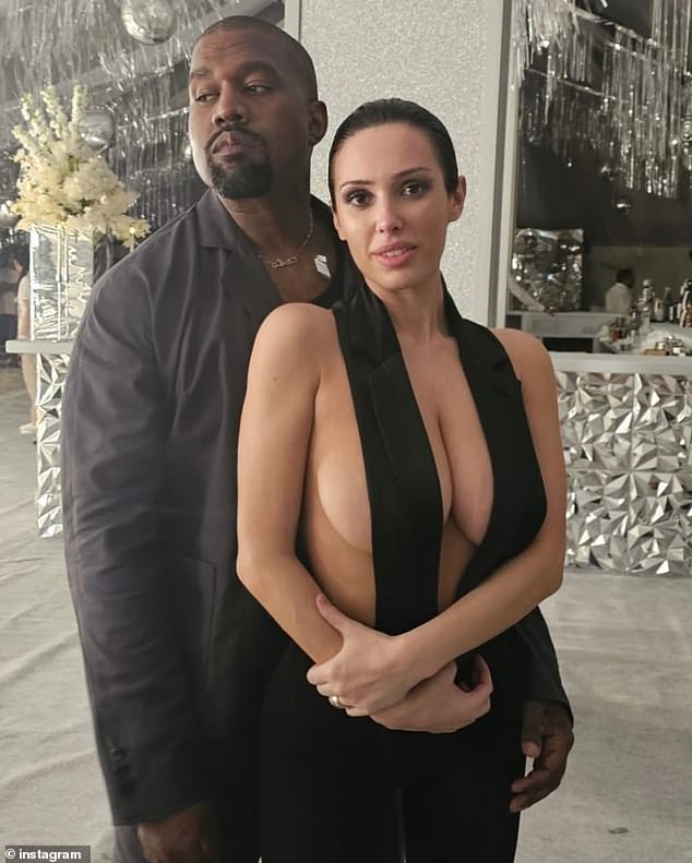 The eccentric 47-year-old rapper, producer and entrepreneur (pictured here with wife Bianca Censori) has barely set foot in the US in the past eight months.